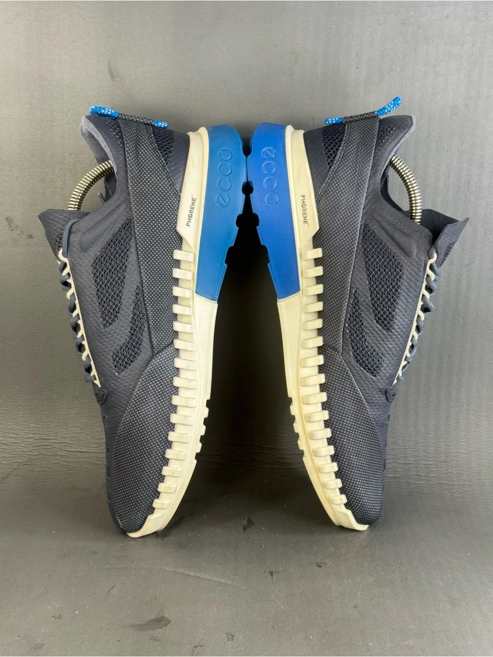 ECCO Men's Zipflex navy blue sneaker shoes men’s size 10-10.5